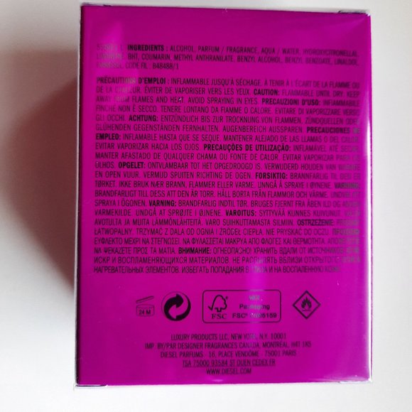 NEW SEALED Loverdose Eau de Parfum by Diesel ONLY ONE LEFT ! - Picture 2 of 6